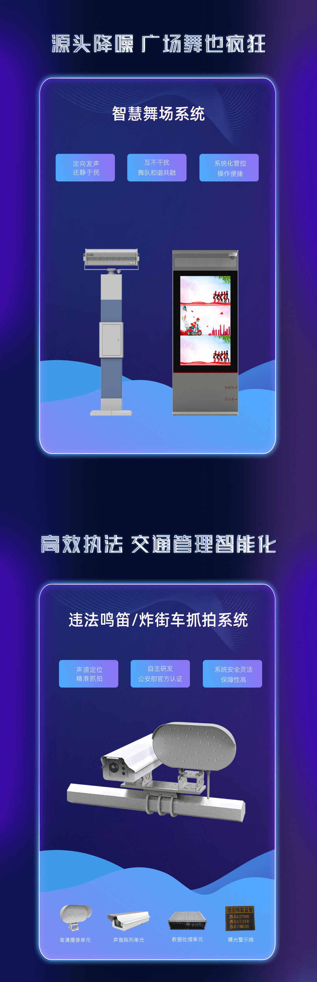 智慧廣場舞系統，鳴笛炸街車抓拍系統