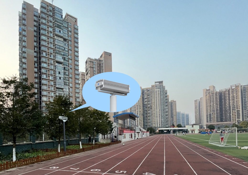 貴陽(yáng)市新世界學(xué)校安裝操場(chǎng)定向聲系統(tǒng)