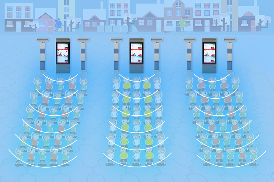 廣場舞定向音響定向發聲