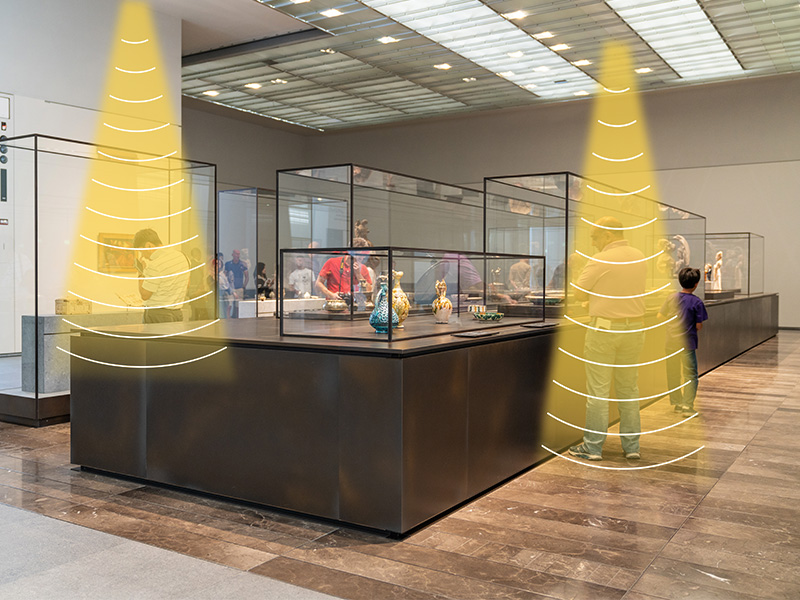 文物展覽中的定向音響