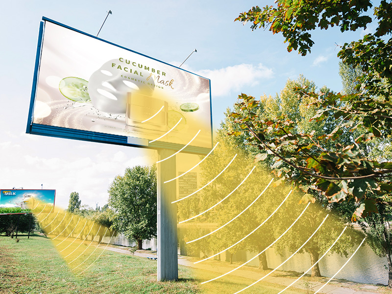 戶外廣告大屏定向揚(yáng)聲器