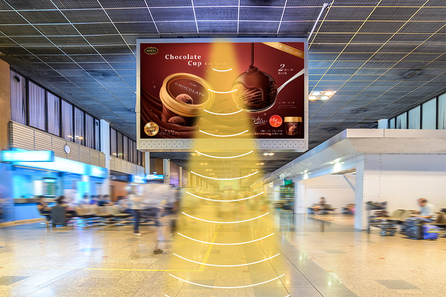 廣告大屏定向音箱