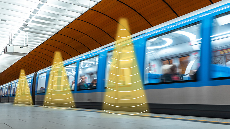 公共站點使用定向音響