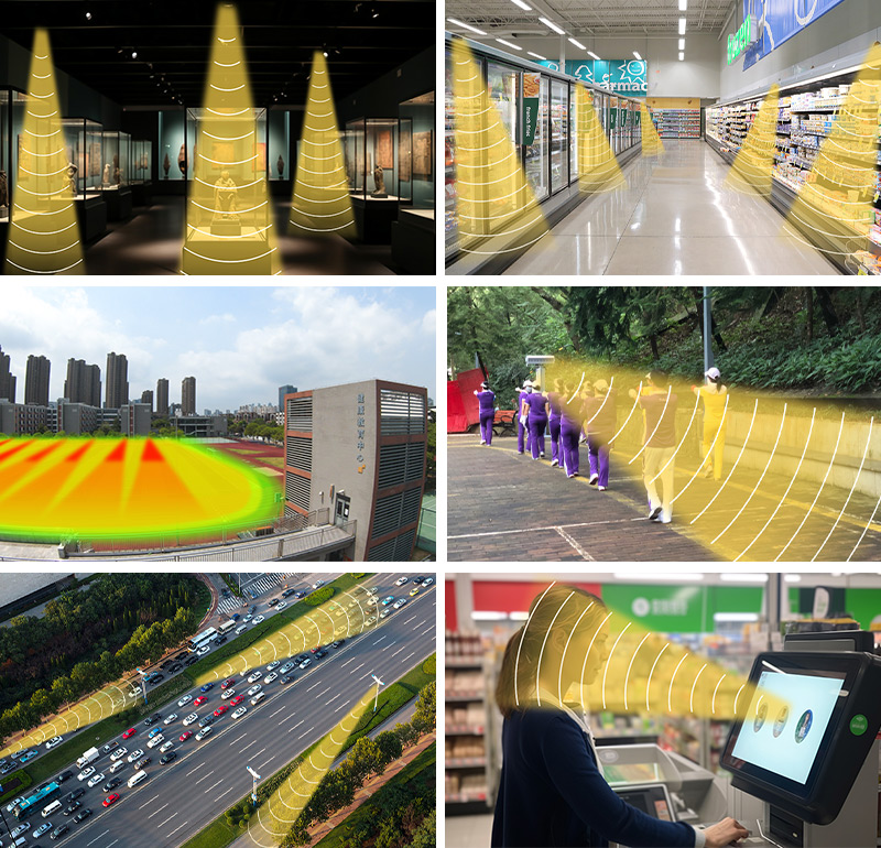 針對不同使用場景,清聽聲學(xué)有不同的定向音箱標(biāo)準(zhǔn)品【