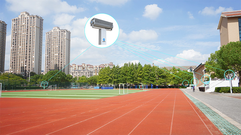 蘇州工業園區方洲小學安裝清聽聲學靜音操場系統