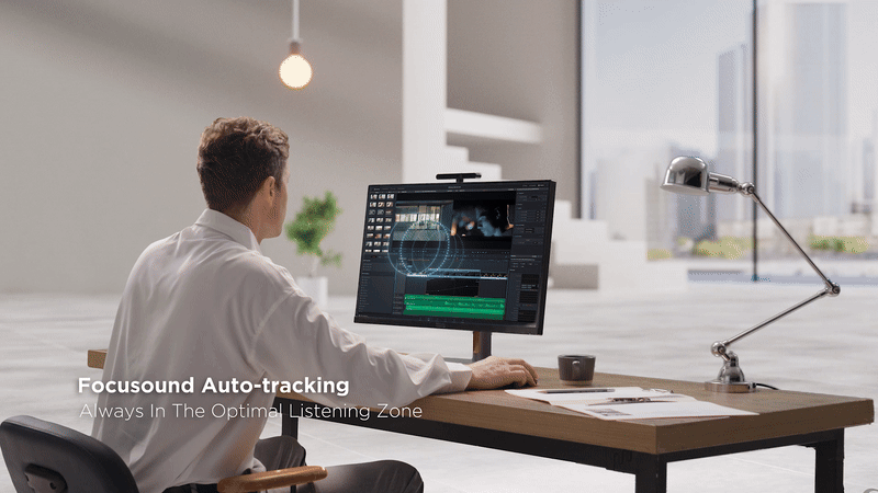 集成清聽(tīng)聲學(xué)聚音屏技術(shù)的一體機(jī)電腦