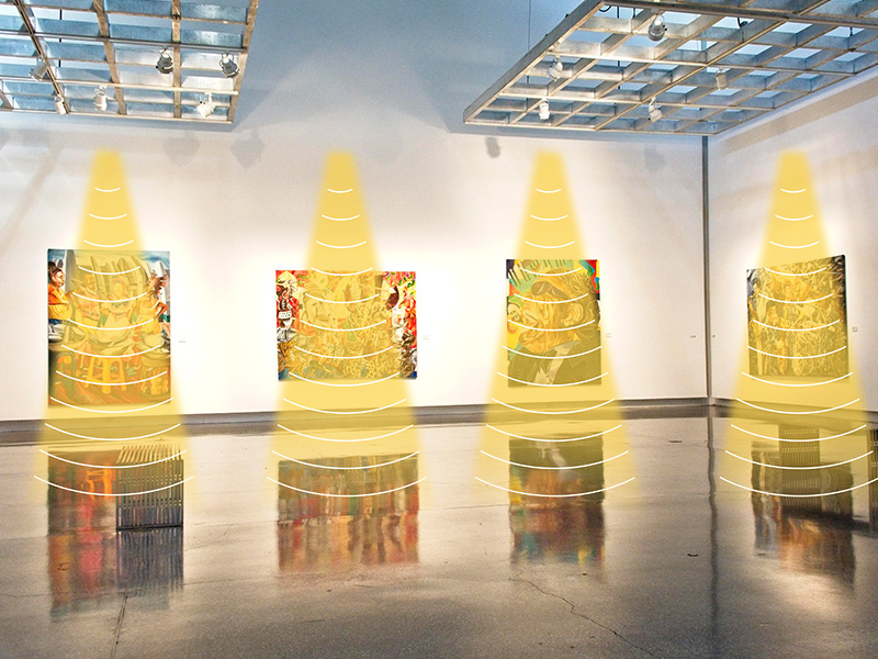 展覽展示定向音箱